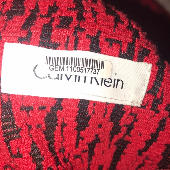 Black and Red Calvin Klein Dress - Picture 5 of 6